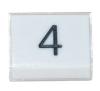 LM Druckknopf/Tasterplatte kurz, Bez. " 4 "